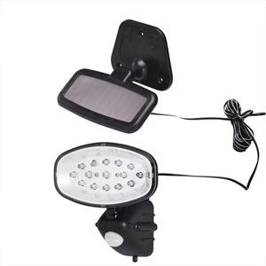 Solárna nástenná lampa 15 LED s detektorom pohybu