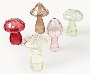 Sklenené vázy Mushroom, 5 ks