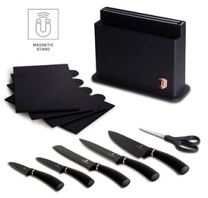BERLINGERHAUS Sada nožov a krájacích dosiek 11 ks Black Rose Collection BH-2491