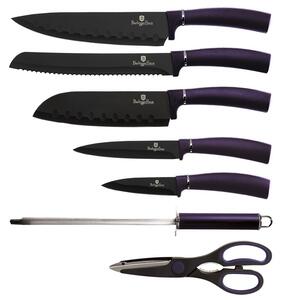 BERLINGERHAUS Sada nožov v stojane 8 ks Purple Metallic Line BH-2560