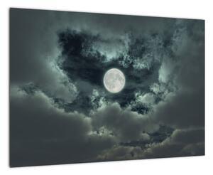 Obraz mesiace a mrakov (Obraz 60x40cm)