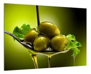 Obrazy do kuchyne - olivy (Obraz 60x40cm)