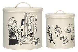 Muurla Set dóz na maškrty Moomin Pets 2 ks / 80. výročie