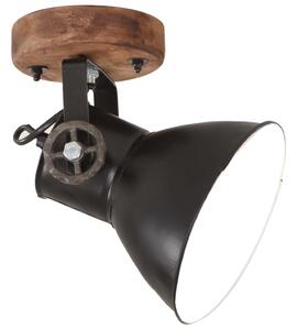 Industriálne nástenné/stropné lampy 2 ks, čierne 20x25 cm E27
