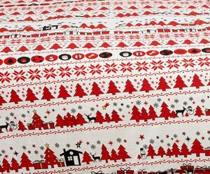 Flanelové obliečky Homa CHRISTMAS RED 140x200 cm Flanelové obliečky Homa CHRISTMAS RED 140x200 cm