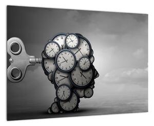 Abstraktný obraz: kľúč k mysli (Obraz 60x40cm)