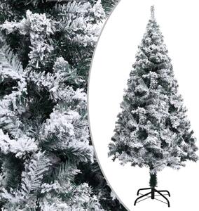 Zasnežený umelý vianočný stromček zelený 150 cm PVC