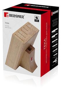 BERGNER Blok na nože drevený TEKA 18x14x24 cm BG-3993