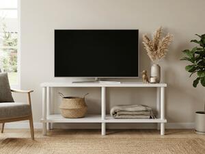 TV stolík SOLE 90 cm, biela