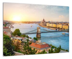 Obraz Budapešť - výhľad na rieku (Obraz 60x40cm)