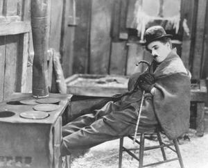 Umelecká fotografie Charlie Chaplin, (40 x 30 cm)