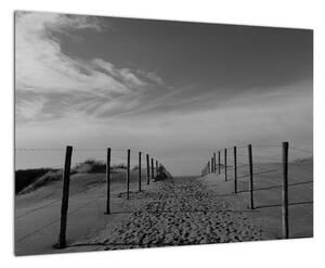 Obraz - cesta v piesku (Obraz 60x40cm)