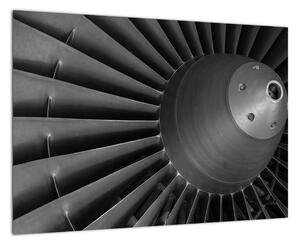 Detail turbíny - obraz (Obraz 60x40cm)