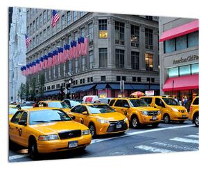 Moderný obraz - žlté taxi (Obraz 60x40cm)