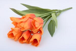 Umelé kvety TULIPÁNY oranžové