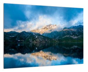 Obraz - jazero s horami (Obraz 60x40cm)