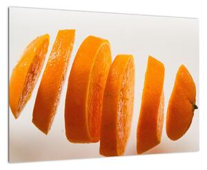 Moderný obraz - dieliky pomaranča (Obraz 60x40cm)