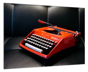 Obraz červeného písacieho stroja (Obraz 60x40cm)