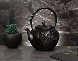 BERLINGERHAUS Kanvica na čaj liatinová 0,8 l čierna BH-7802