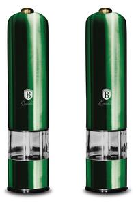 BERLINGERHAUS Mlynček na korenie a soľ elektrický sada 2 ks Emerald Collection BH-9112