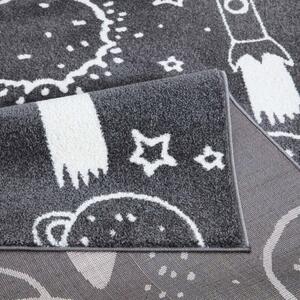 Detský koberec Anime 912 sivý