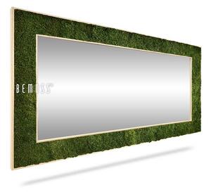 Machové zrkadlo hranaté FLATMOSS Natural - Vonkajší rám 100 x 80 cm (zrkadlo 74 x 54 cm)