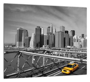 Obraz žltého taxíka (Obraz 30x30cm)