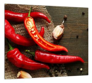 Obraz - chilli papriky (Obraz 30x30cm)
