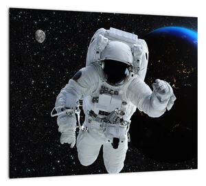 Obraz astronauta vo vesmíre (Obraz 30x30cm)
