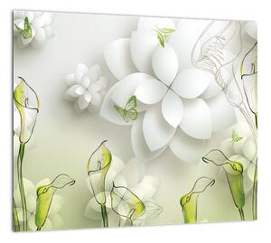 Moderný obraz - kvety (Obraz 30x30cm)