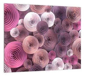 Farebné kvety - obraz (Obraz 30x30cm)