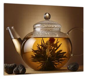 Obraz kanvica s čajom (Obraz 30x30cm)