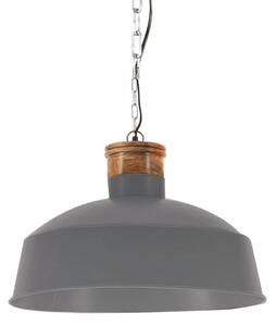 Industriálna závesná lampa 58 cm, sivá E27