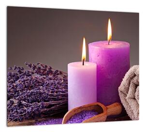 Obraz - Relax, sviečky (Obraz 30x30cm)