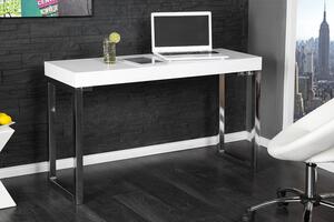 Písací stôl White Desk 120x40cm biely