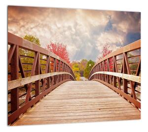 Cesta cez most - obraz (Obraz 30x30cm)