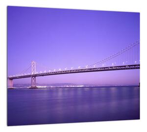 Obraz dlhého mosta (Obraz 30x30cm)