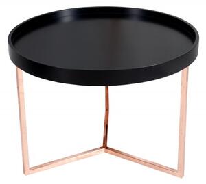 Konferenčný stolík Modular 60cm čierna, medená