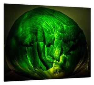 Zelená moderná abstrakcie (Obraz 30x30cm)