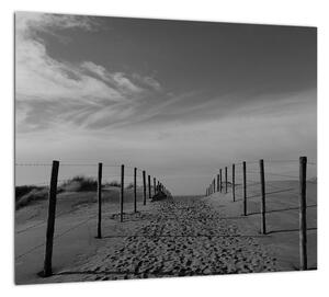 Obraz - cesta v piesku (Obraz 30x30cm)