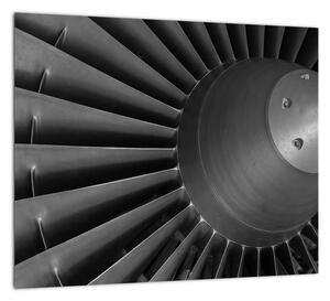 Detail turbíny - obraz (Obraz 30x30cm)