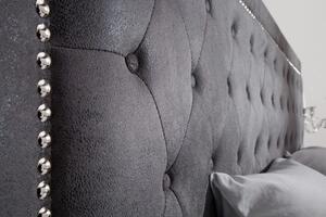 Dizajnová posteľ Extravagancia 180x200cm starožitná šedá