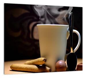 Obraz do kuchyne - šálku s kávou (Obraz 30x30cm)