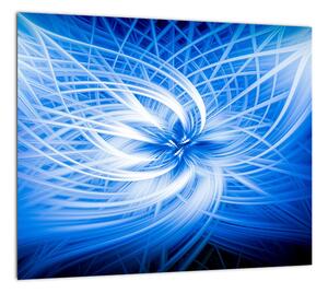 Modrý moderný obraz (Obraz 30x30cm)
