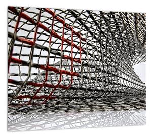 Obraz kovové mreže (Obraz 30x30cm)
