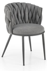 Jedálenská stolička MALTA, 57x79x60, sivá