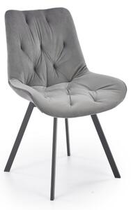 Jedálenská stolička RUFIN, 54x86x63, sivá
