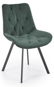 Jedálenská stolička RUFIN, 54x86x63, zelená