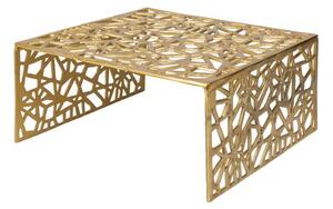 Konferenčný stolík Abstrakt 60cm zlatý