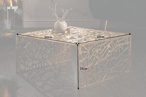Konferenčný stolík Abstrakt 60cm zlatý